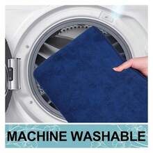 Memory Foam Bath Mat 34x21, Extra Soft And Absorbent Bathroom Mats, Non Slip Washable Carpet For Floor, Shower And Tub, Navy Blue - 多色64 - 查看 6