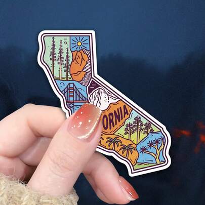 Monster Girl Zombie Punk Gothic Sticker - Durable PP Matte Vinyl Decal For Cars, Laptops, Motorcycles & Water Bottles - Self-Adhesive Halloween Horror Design With Knife, Stars & Bats - Edgy Aesthetic Temporary Decoration, Halloween Decorations, Laptop Decals, Gothic Aesthetic, Selfadhesive Vinyl