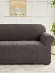 1 件提花弹力沙发套加厚防滑沙发套适用于客厅卧室户外沙发保护防宠物污渍 4 季沙发座垫套适用于 L 型单座躺椅和 1/2/3/4 座沙发秋季家居装饰冬季加厚版沙发盖 - 深灰色 - 查看 5