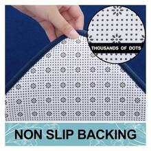 Memory Foam Bath Mat 47x24, Extra Soft And Absorbent Bathroom Mats, Non Slip Washable Carpet For Floor, Shower And Tub, Navy Blue - 多色52 - 查看 5