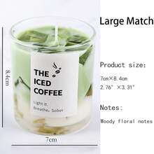 1pc New Jelly Candle, Scented Candle (Flavor: Matcha/Iced Coffee Candle), Room Decor, Suitable For Wedding Decoration, Christmas Gift, Candle, Back To School Dorm Decor, Valentine's Day Gift, Birthday Gift, Gift For Family, Friends, Women, New Year Gift, Living Room Decor, Easter, Carnival, Party, Fun Gift For Boyfriend And Ladies, Candle Gift Set, 1/2pc. - Multicolor - View 16
