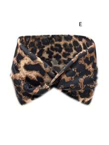 New Leopard Print Headband, Suitable For Men And Women, Suitable For Outdoor Activities And Home Wear, Comfortable And Soft Material, Suitable For All Seasons, Available In Multiple Colors. Headband, Winter Hair Accessory, Fashionable Headscarf