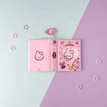 BT21 Cartoon Mini Photo Album Card Holder, Suitable For K-Pop Idol Merchandise (3-Inch Card Album)