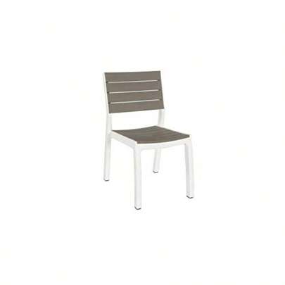 Resin Harmony Chair White Anthracite 47 X 60 X 86 Cm Size