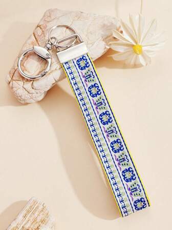 1 Piece Of Zinc Alloy Key Chain, Key Chain, Bag Charms,Webbing Key Chain, Keychain Accessories,Wrist Key Chain, Printed Webtape Key Chain, Women's Car Key Chain, Women's Bag And Pendant Key Chain, Universal Key Chain, Women's Fashion Key Chain (Due To Different Shooting Light Angles, There May Be A Slight Color Difference, The Actual Product Shall Prevail.)