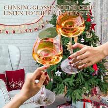 Set Of Two Slanted Pink Crystal Wine Glasses: Handmade, Lead-Free, Suitable For Special Occasions And Everyday Use, Beautifully Packaged In A Gift Box, 500ml Capacity.