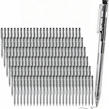 12Pack Ballpoint Pens Bulk Ink Medium Point Retractable Rollerball Pens Smooth Writing Quick Dry No Smudge For Office, School, Journaling Medium Tip Ball Pen Set (Black,0.7 Mm)