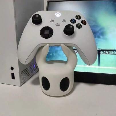 1pc White Knight-Themed Controller Stand, Suitable For Various Gamepad Holders, Creative Decor Piece For Office And Home, Desktop Ornament, Gaming Console Accessory, Boyfriend Gifts, Holiday Presents, Home Decor