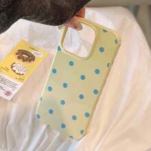 1Polka Dot Printed Fashion TPU Anti-Drop Phone Protective Case, Fits For [Phone Model] Waterproof Shockproof Scratch Resistant - 款式9(1pc) - 查看 3