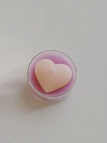1pc New Heart-Shaped Soy Wax Candle, Dual-Tone Scented Candle, Creative Design Candle, Mini Heart Candle, For Home Decor, Gifts, Weddings, Parties, Tabletop Decor, Birthday Decoration, Lovely Decoration, Wedding, Partner, Hand Gift, Home Decor, Valentine's Day Gift, Birthday Present, Christmas Decorations, Christmas Decor, Christmas Gifts, Room Decor, Candle, Candles, Gifts, Scented Candles, Home Decoration, Gifts For Her, Scented Candle, Candle Set Gift