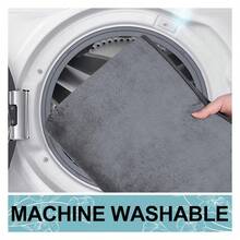 Memory Foam Bath Mat 44x24, Extra Soft And Absorbent Bathroom Mats, Non Slip Washable Carpet For Floor, Shower And Tub, Dark Grey - 多色41 - 查看 6