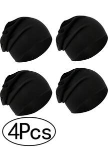 4顶轻薄透气的四季通用针织帽，适合睡眠、化疗、跑步、骑行、徒步、钓鱼等运动。 - A - 查看 14