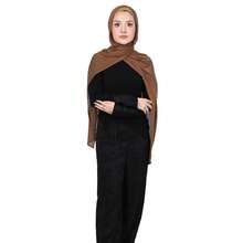 Modal Cotton Hijab Scarf For Women With Undercap Set,MustardBrown - MustardBrown - View 5
