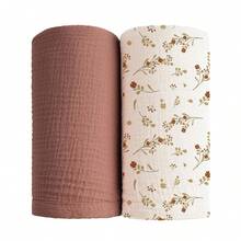 Unisex Baby Swaddle Blanket, Soft & Breathable Newborn Receiving Blanket, Essential For Baby Christening - Multicolor - View 15