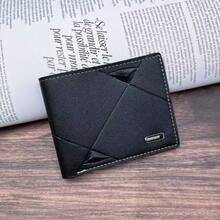 1件/2件/3件装男士钱包超薄对折PU皮革钱包，带多个卡槽 - 轻巧时尚的设计，适合商务和休闲日常使用，是送给男士的理想礼物。