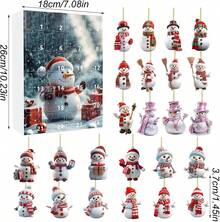 24-Piece Acrylic Dragon Christmas Tree Ornament Set (Surprise Box) - Multicolor - View 4