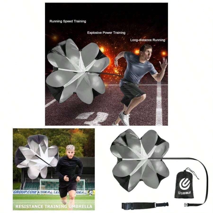 Running Speed Training, Speed Chute Resistance Parachute Speed And Acceleration Training 56 - Inch - 1把雨傘 - 查看 1