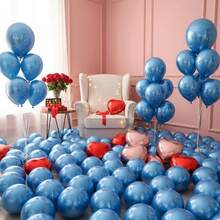 63件/123件（1套）浅蓝色派对装饰气球，花环拱门气球套装，DIY气球树，气球拱门，生日，婚礼，情人节，派对装饰气球，节日，婚礼气球花束，气球套装