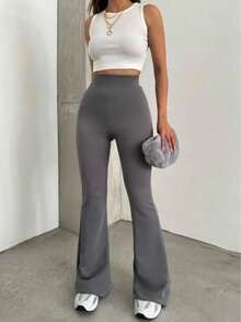 سراويل ضيقة للنساء في فصل الخريف، سراويل ضيقة سوداء للنساء، بنطلونات رياضية كاجوال للنساء، بنطلونات رياضية رمادية للخروج للنساء