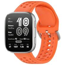 Compatible With Amazfit Bip 6 Band, 22mm Width Silicone Replacement Strap For Amazfit Bip 6 Smartwatch{Inchcolor_nameinch:InchOrangeinch} - Orange - View 1