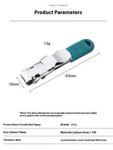 Sharp Nail Clippers High-Quality Girls Toe And Foot Nail Clippers At Home And Travel Colorful Carbon Steel Nail File For Face Portable Lightweight Manicure Kit