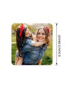 Personalized Photo Fridge Magnets - Customized Photo Fridge Magnet Set - Magnetic Backing - Perfect Home Decor Gift, Valentine's Day Gift, Gift For Her, Gift For Him, Gift For Mom, Gift For Friends, Home Decor, Decorations, Personalized Gift, Custom Gift. The Image Will Be Optimized To High-Quality. - Multicolor - View 31