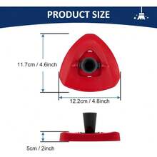 Replacement Spin Mop Head Base Compatible With 2 Tank RinseClean System Rotating Mop Base For Easy Wringing Mop Heads - 1 - Xem 5