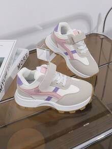 1 par de zapatos deportivos casuales de moda con suela blanda y antideslizante para niños, apropiados para uso diario casual, correr y viajar, para niños pequeños/grandes