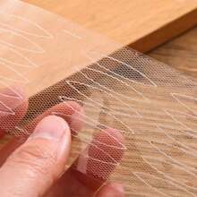 400片/套 蕾丝网眼橄榄形双眼皮贴，隐形双折双眼皮贴，化妆眼皮工具，赠品，旅行，平价好物，旅行必备 - 裸色 - 查看 4