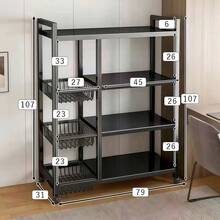 Storage Rack - Black - View 10