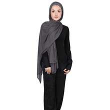 Modal Cotton Hijab Scarf For Women With Undercap Set,CharcoalGray - CharcoalGray - View 4