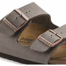 Birkenstock Unisex Arizona Sandals Soft Footbed - 結石 - 查看 2