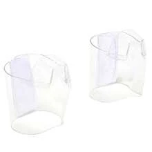 WUXIN H&P Women's Pole Dance Shoes Protectors Exotic Heels Protectors - Trong suốt - Xem 6