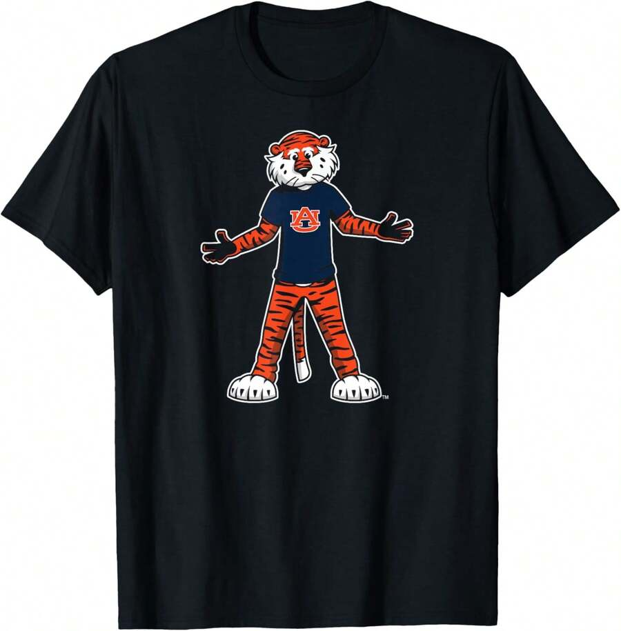 Auburn Tigers Aubie Mascot Black Licensed T-Shirt - màu đen - Xem 1