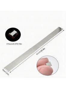 1 Roll, 91cm, Mirror Mosaic Self-Adhesive Decorative Film. Ideal For Parties, Clothing And Handbags, Disco Ball Decorations, Festive Home DIY, And Sparkling Craft Materials. - Multicolor - View 2