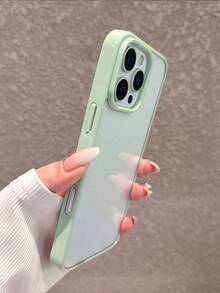 シンプルな黒色のアクリル透明電話ケース、 17 Pro Max/17 Pro/17 Air/17/16 Pro Max/16/16 Pro/16 Plus/11/15/15 Pro/15 Pro Max/12/13/14 Pro Max/XS/XR/11 Pro/11 Pro Max/12 Pro/12 Pro Max/13 Pro/13 Pro Max/7 Plus/14 Pro/14 Pro Max/14 Plus/7 Plus/8 Plus/8/SE2/12 Mini/13 Mini/16Eに対応、耐久性があり黄変防止のハードシェル - グリーンゼリー - チェックする 5