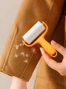 Mini Lint Roller With Replaceable Sticky Sheets, Compact And Portable, Removes High-Adhesion Hair (Including Cat Hair) - Multicolor - View 4