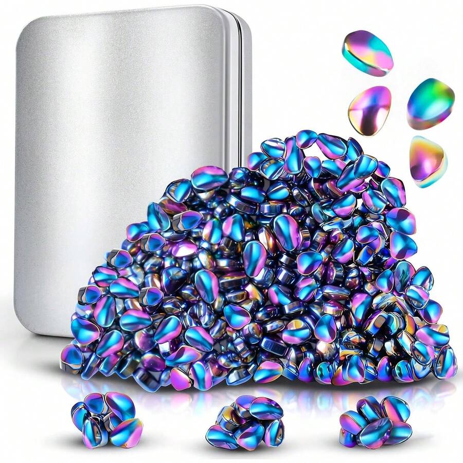 Juguetes Fidget Magnéticos – 8 Bolas De Silicona Con Texturas, Antiestrés, Para Concentración Y Alivio De La Ansiedad, Con Estuche