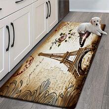 Patriotic Celebration Bathroom Mat, Red, White And Blue Balloons With Gold Stars And Ribbons, Elegant Birthday Messages And Confetti, Festive Style Bathroom Rug, Bedroom Doormat, Flannel Home Decor - White - View 14