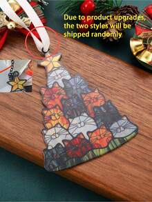 Đồ trang trí cây thông Noel hình mèo, Đồ trang trí treo cửa sổ bằng acrylic hình mèo cây thông Noel, Đồ trang trí treo cây thông Noel, Đồ trang trí nghệ thuật treo hình mèo đáng yêu, Đồ trang trí nhà Giáng sinh, Quà tặng Giáng sinh cho người yêu mèo Đồ trang trí Giáng sinh Trang trí phòng - Nhiều màu - Xem 10