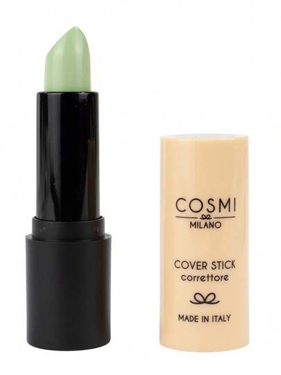 COSMI MILANO COSMI MADE IN ITALY CORRETTORE COVER STICK COLORE CORRETTIVO PER NEUTRALIZZARE I ROSSORI E OCCHIALE VERDE 104° 4,3G