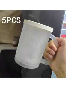 5个/套 冰咖啡杯、冰啤酒杯、塑料双层冰啤酒杯、大容量饮料冰杯、家用饮具、夏季双层冷藏冰杯、冰杯、三明治冷藏杯、冷饮杯、冰啤酒杯、冰咖啡杯、冰啤酒杯、塑料双层冰啤酒杯、大容量饮料冰杯、家用饮具 - 彩色 - 查看 8
