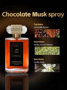100ml/3.4fl.Oz Middle Eastern Style Room Spray - Cocoa Milk & Vanilla Flower Scent, Alcohol-Free Long-Lasting, Large-Capacity Glass Bottle Air Freshener, Fragrance Gift - Multi-fragrance - View 3