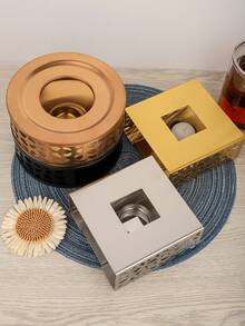 قطعة واحدة من دفاية إبريق الشاي، دفاية من الفولاذ المقاوم للصدأ، لوازم فن الشاي الراقية، هدية مثالية، من الفولاذ المقاوم للصدأ السميك، متينة وطويلة الأمد، طقم شاي من الفولاذ المقاوم للصدأ، دفاية الشاي، تشمل حامل شمعة صغير وموقد، سخان إبريق الشاي المعدني، حامل شمعة من الفولاذ المقاوم للصدأ. مناسب لإبريق الشاي الزجاجي، وإبريق الشاي الفولاذي، وإبريق الشاي الخزفي، وغيرها من الحاويات المقاومة للحرارة. يستخدم لتسخين الشاي والقهوة والحليب. دفاية إبريق الشاي عالمية.