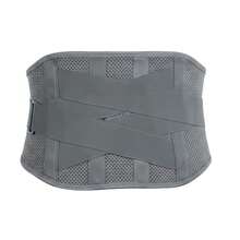 1 pieza Soporte lumbar premium para entrenamiento - Sistema de soporte de 8 puntos con 4 varillas de aleación de memoria y almohadilla lumbar 3D, Cinturón ajustable de soporte lumbar para hombres y mujeres en el trabajo y levantamiento de pesos pesados - Gris - Ver 15