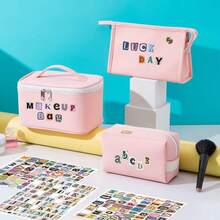 372/744片字母贴纸，适用于剪贴簿用品，复古字母数字乙烯基自粘贴纸，适用于剪贴簿、日记本、笔记本电脑、水瓶、DIY工艺品、杂物日记，复古剪贴簿贴纸，美学日记贴纸字母，杂物日记剪贴簿用品套装，字母贴纸，适用于剪贴簿 - 彩色 - 查看 8
