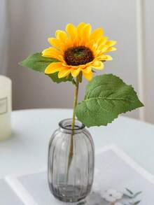 10/7/5pcs Sunflower Artificial Flower, Bridal Bouquets,For Wedding Decoration,Home ,Bedroom Layout, Valentine Day, Gift Gifts Birthday Graduation,Fall Decor,Autumn,Home Decor, Photography,Table Decorations - Multicolor - View 18