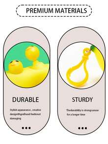 New Creative Funny Interestings Queeze Bean Decompression Keychain Cute Fun Key Ring Three-Eyed Banana Squeeze Keychain Decompression Venting Popping Eyes Simulation Banana Keychain Pendant Decompression Artifact Car Keychain Gift - Multicolor - View 5