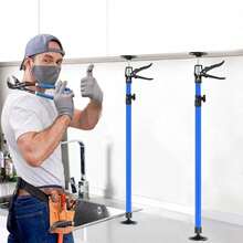 2pcs Hanging Cabinet Installation Support, Single Maximum Vertical Load-Bearing 40kg, Adjustable Height Decorative Pillar - Blue - View 8