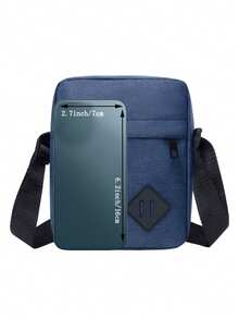 Men's Bag New Shoulder Bag Crossbody Bag Small Shoulder Bag Multi-Layer Business Wallet Festival Phone Bag - Multicolor - View 5